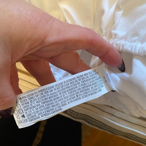 Forever 21 cotton/spandex crop top size M NWT - Picture 3 of 3